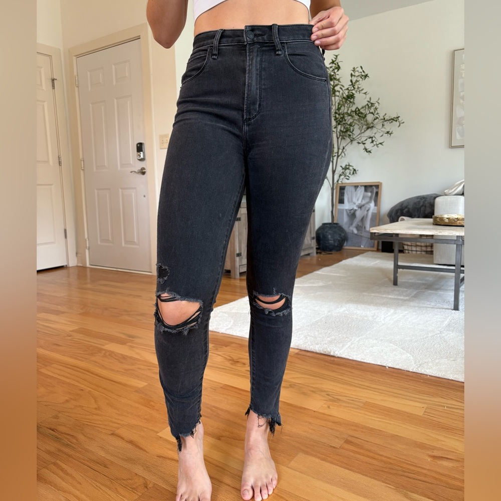Abercrombie and Fitch - Black Curve Love Skinny Jeans